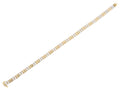 14K Yellow Gold Diamond Crescent Bracelet